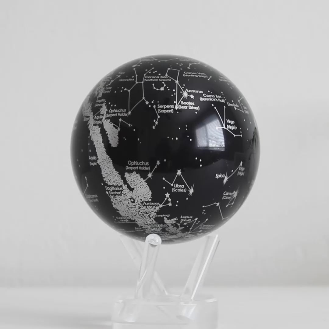 Constellations Globe - Rotating Star Map Globe for Home Décor