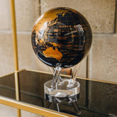 BLACK AND GOLD GLOBE | No cords or batteries - MOVA EU