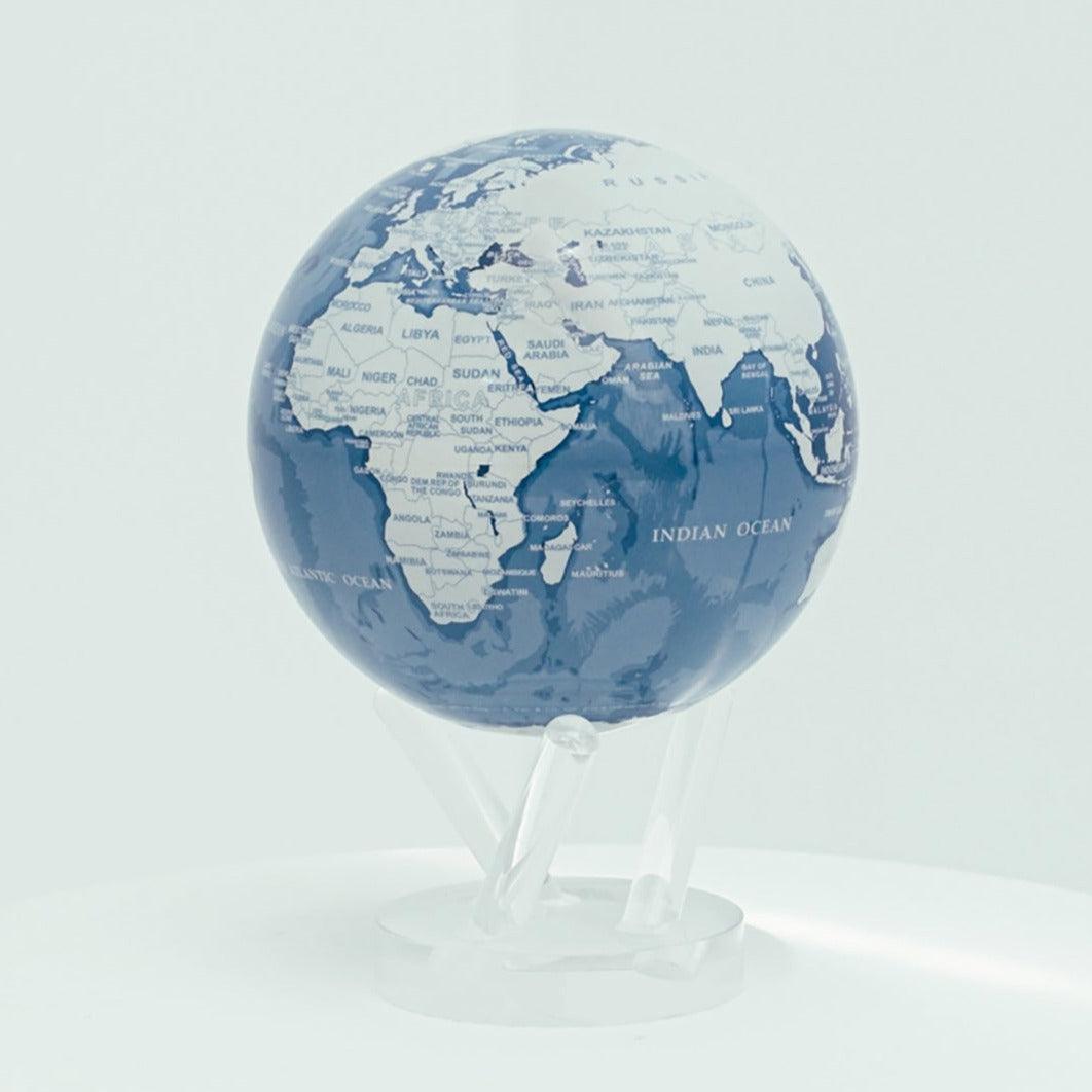 SKY BLUE AND WHITE GLOBE | No cords or batteries - MOVA EU