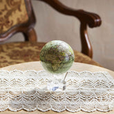 Antique Cassini Green MOVA Globe accent piece for classic living room decor