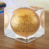 HEART SUTRA GOLD CUBE | Turns using ambient light - MOVA EU