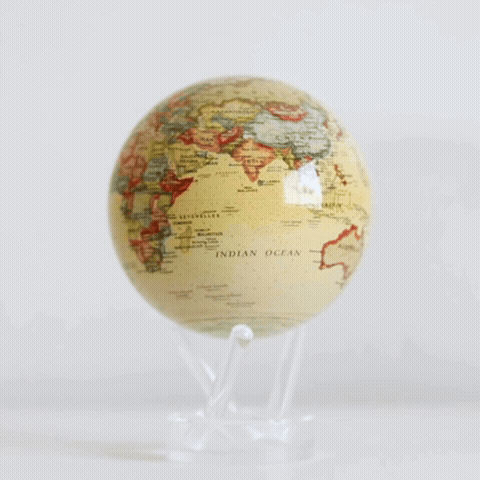 6 Inch MOVA Globes | Rotating & Solar Powered Globe Collection