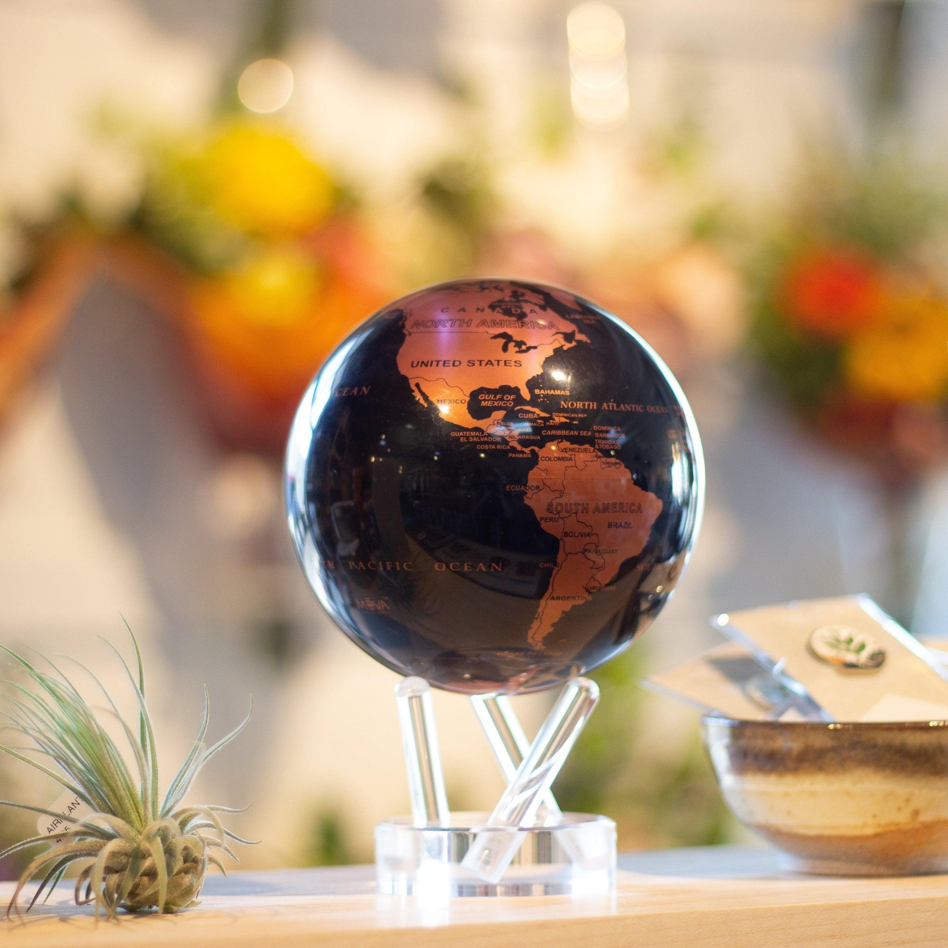 BLACK AND COPPER GLOBE | details - MOVA EU