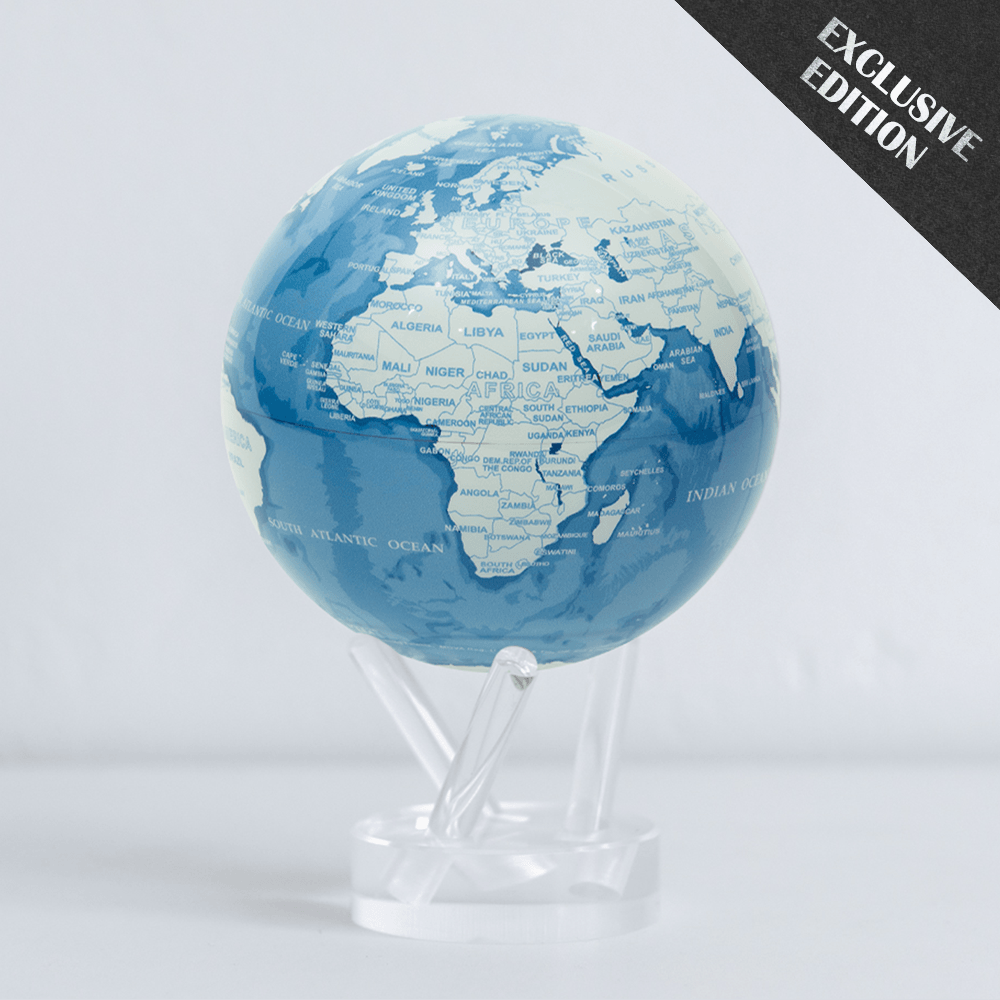 SKY BLUE AND WHITE GLOBE - MOVA EU