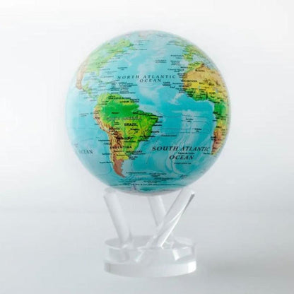 BLUE RELIEF MAP WORLD GLOBE | MOVA EU