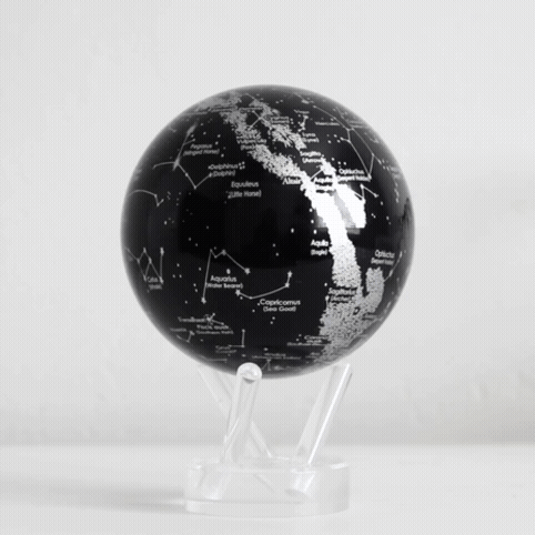 Rotating starry globe