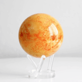 Rotating Sun globe