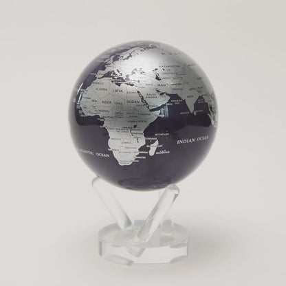 PURPLE &amp; SILVER GLOBE