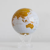 mova pearl white and gold globe video