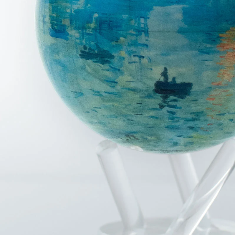 SUNRISE GLOBE | Hidden magnets provide movement - MOVA EU